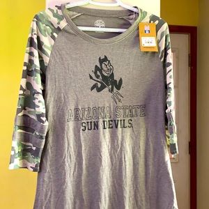 NWT- Arizona Sun Devils shirt. Sz 4/6 or small